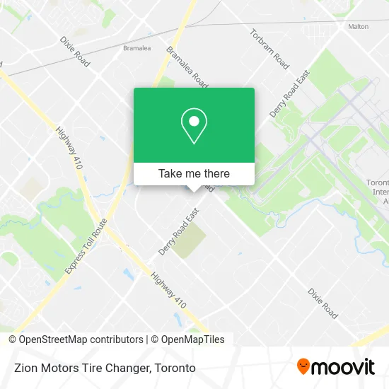 Zion Motors Tire Changer map