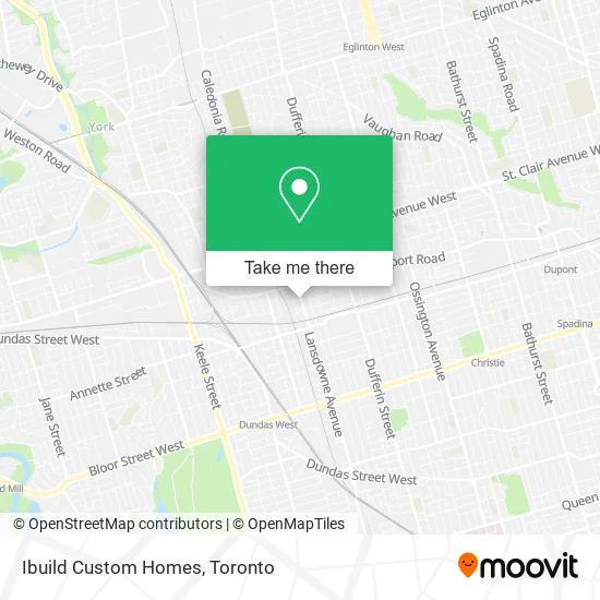 Ibuild Custom Homes map