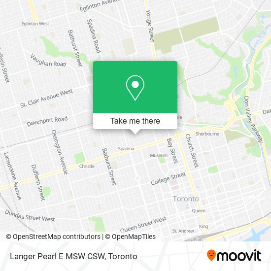 Langer Pearl E MSW CSW map
