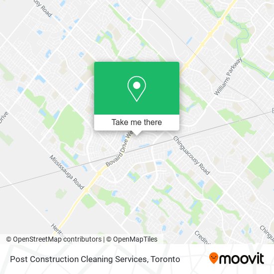 Post Construction Cleaning Services map