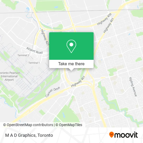 M A D Graphics map