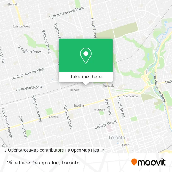 Mille Luce Designs Inc map