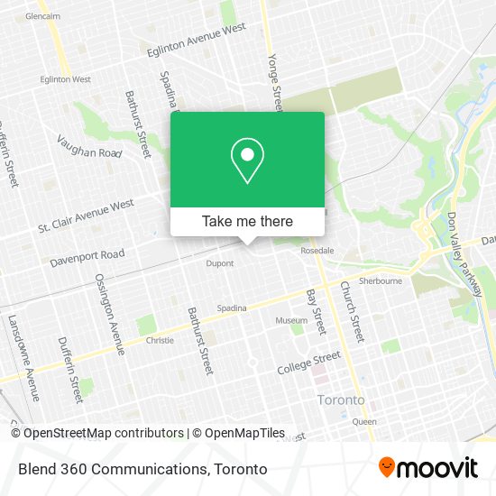 Blend 360 Communications map