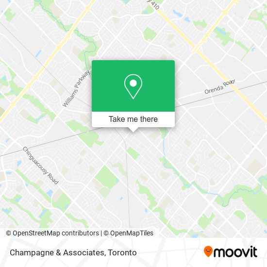 Champagne & Associates map