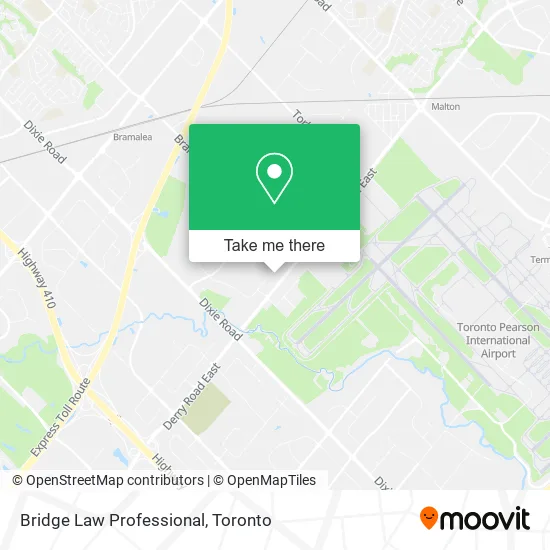 Bridge Law Professional map