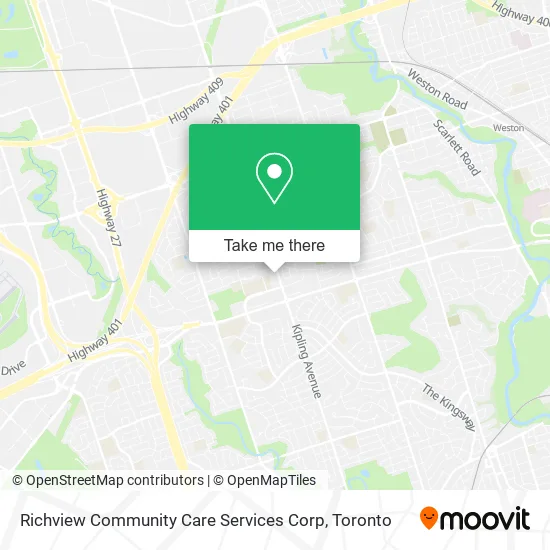 Richview Community Care Services Corp map