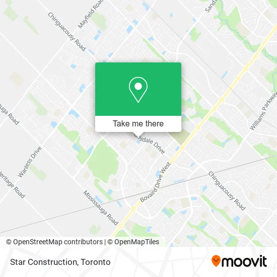 Star Construction map