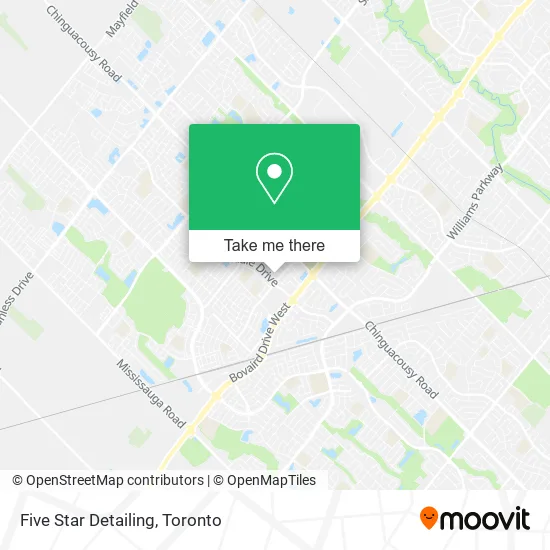 Five Star Detailing map