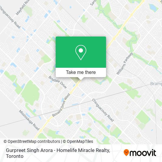 Gurpreet Singh Arora - Homelife Miracle Realty map