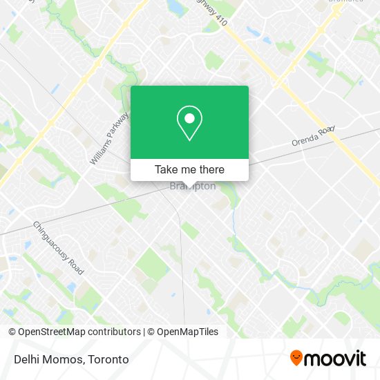 Delhi Momos map