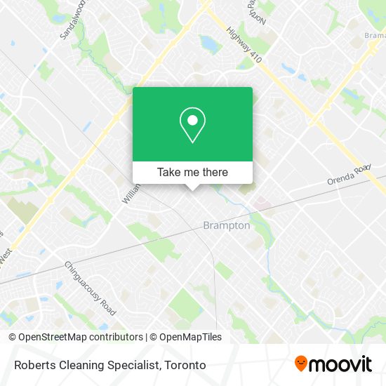 Roberts Cleaning Specialist map