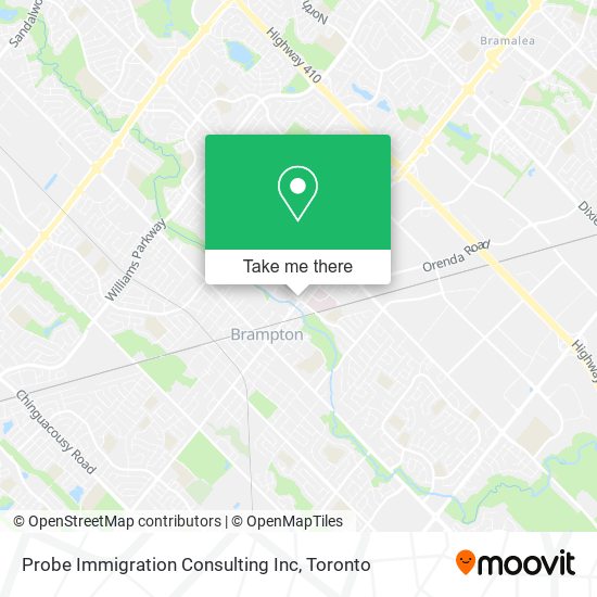 Probe Immigration Consulting Inc map