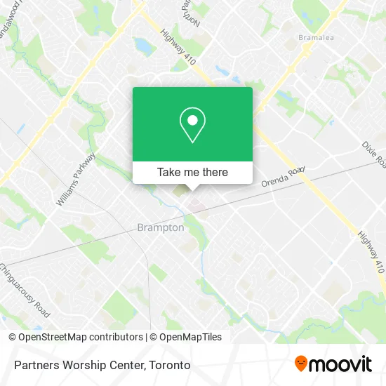Partners Worship Center map