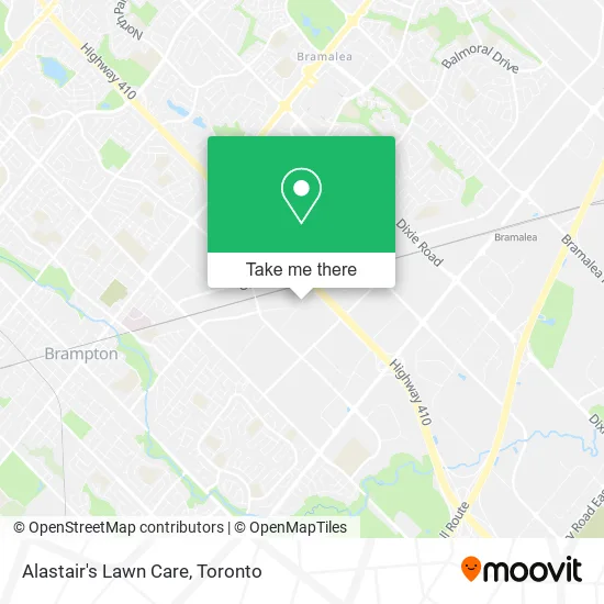 Alastair's Lawn Care map