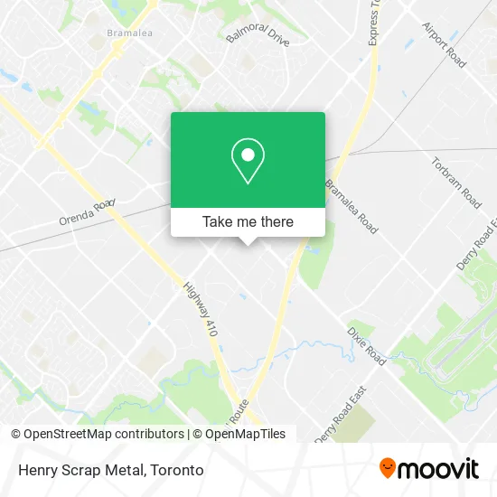 Henry Scrap Metal map