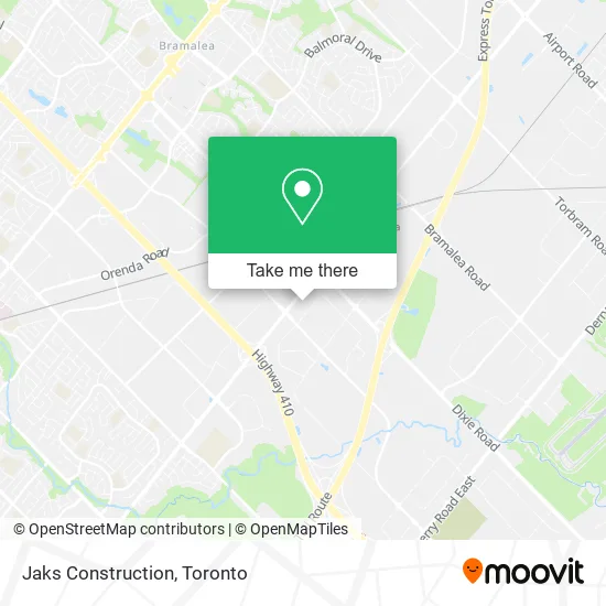 Jaks Construction map