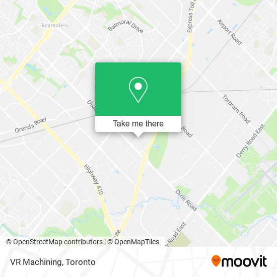 VR Machining map