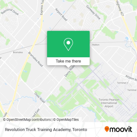 Revolution Truck Training Academy map
