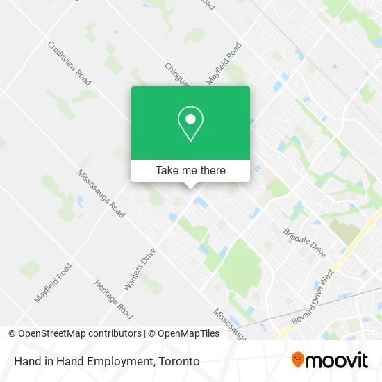 Hand in Hand Employment map