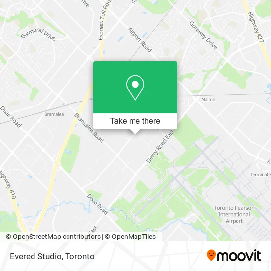 Evered Studio map