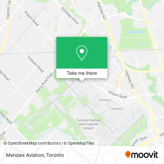 Menzies Aviation map