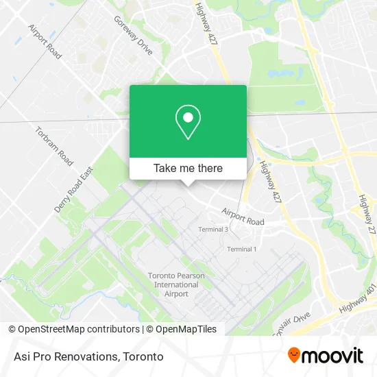 Asi Pro Renovations map