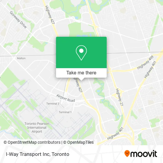 I-Way Transport Inc map