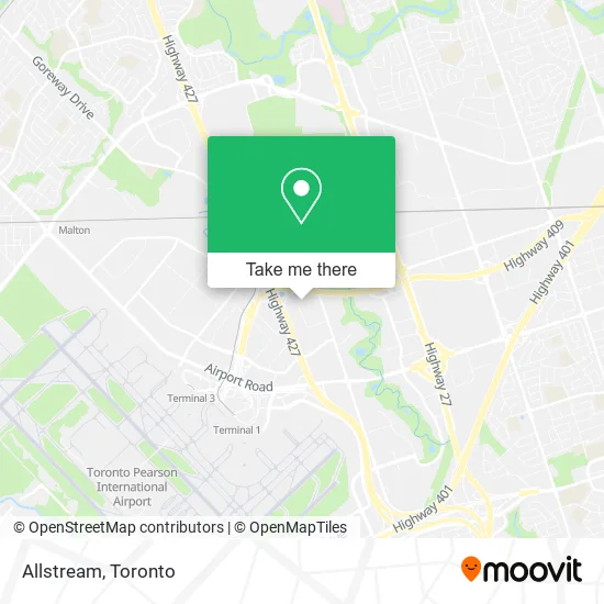 Allstream map