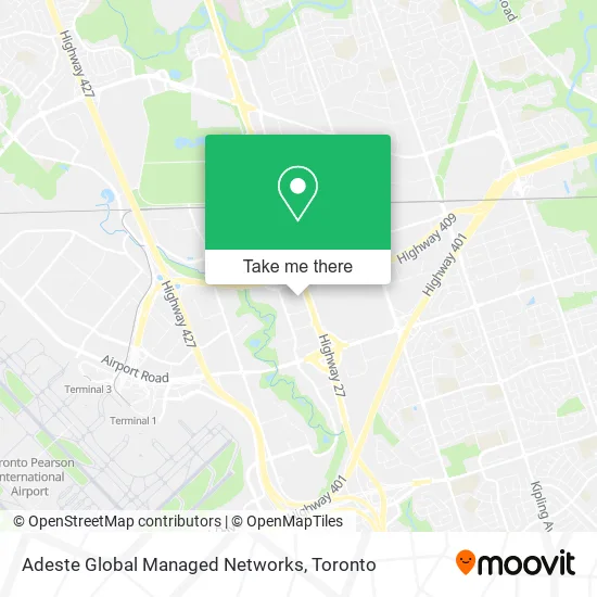 Adeste Global Managed Networks map