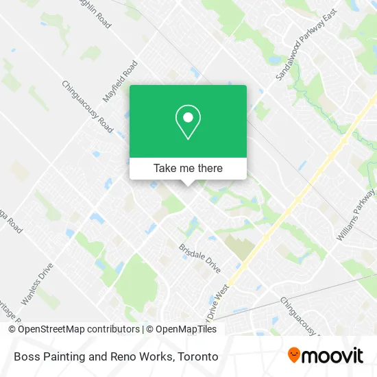 Boss Painting and Reno Works map
