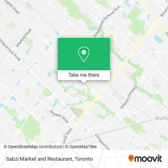 Sabzi Market and Restaurant map