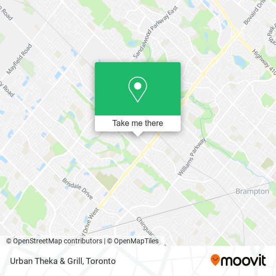 Urban Theka & Grill map