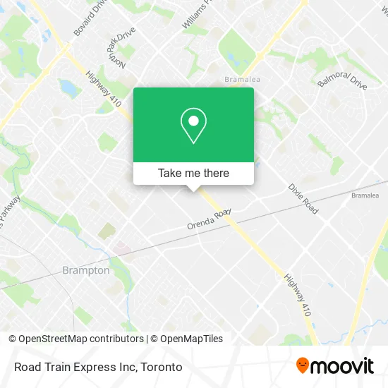 Road Train Express Inc map