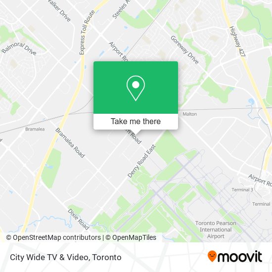 City Wide TV & Video map