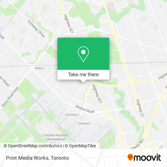 Print Media Works map