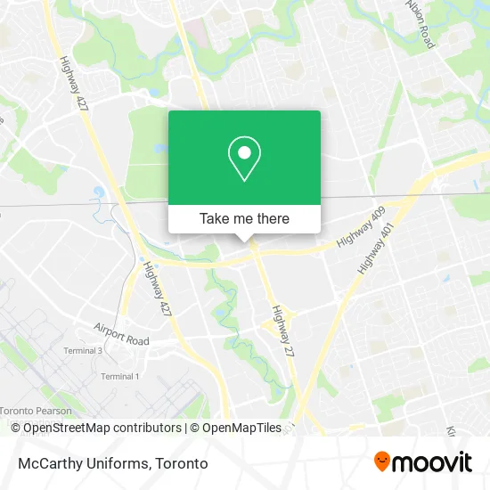 McCarthy Uniforms map