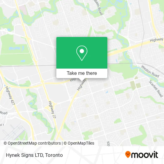 Hynek Signs LTD map