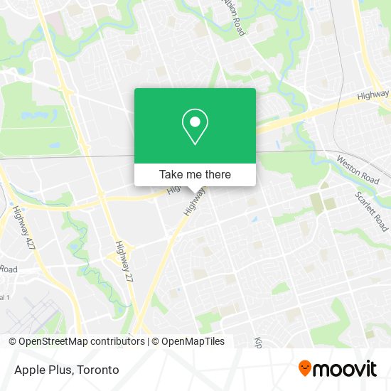 Apple Plus map