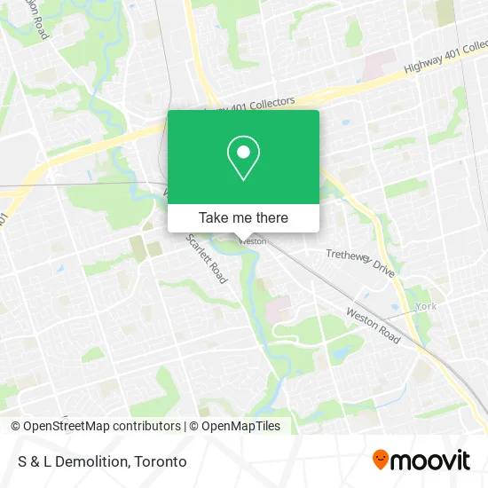 S & L Demolition map