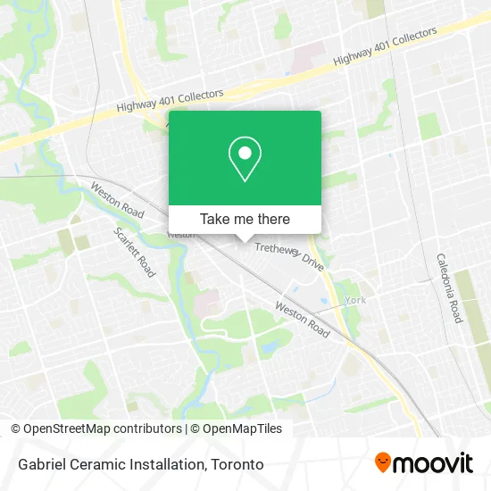 Gabriel Ceramic Installation map