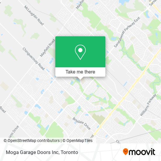 Moga Garage Doors Inc map