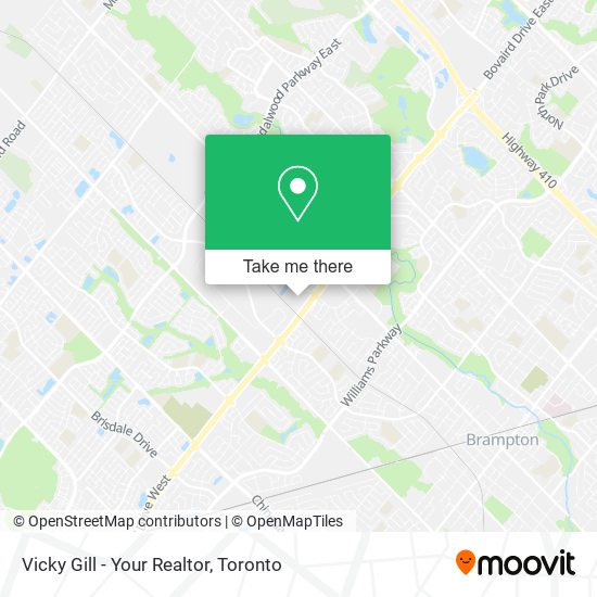 Vicky Gill - Your Realtor map
