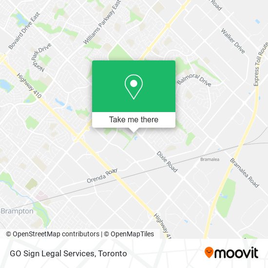 GO Sign Legal Services map