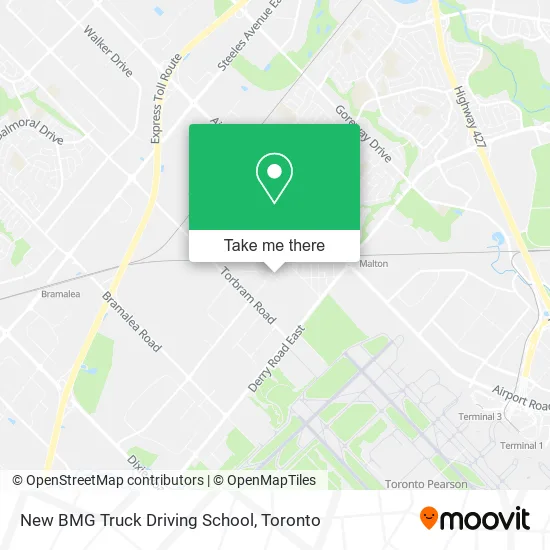 New BMG Truck Driving School map