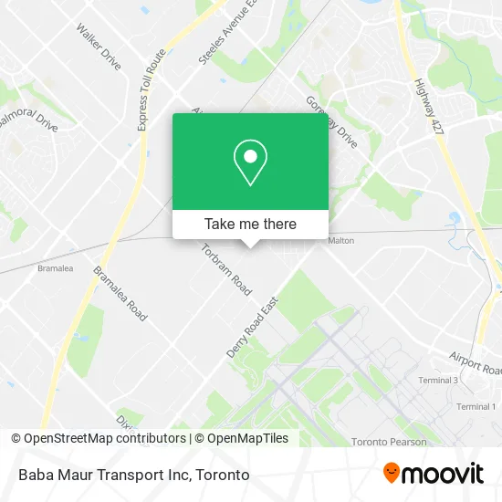 Baba Maur Transport Inc map