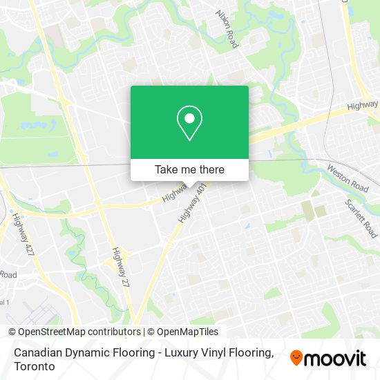 Canadian Dynamic Flooring - Luxury Vinyl Flooring map