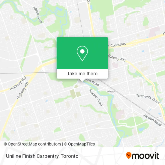 Uniline Finish Carpentry map