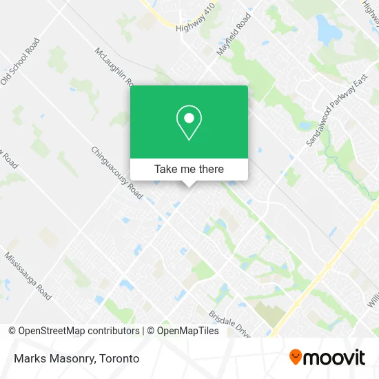 Marks Masonry map