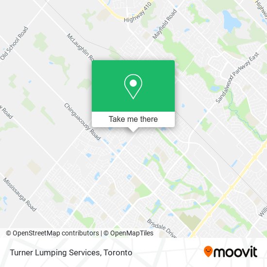 Turner Lumping Services map