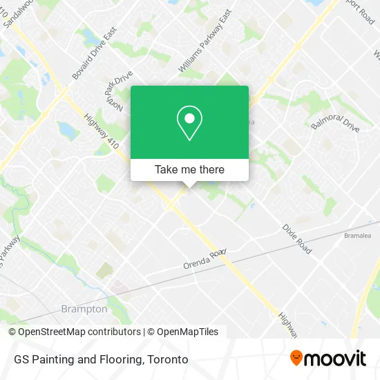 GS Painting and Flooring map